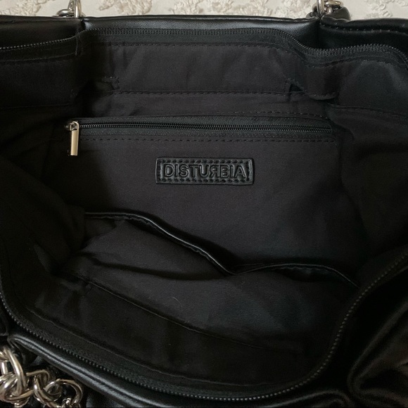 Disturbia Matte Black Dot purse - Picture 9 of 12